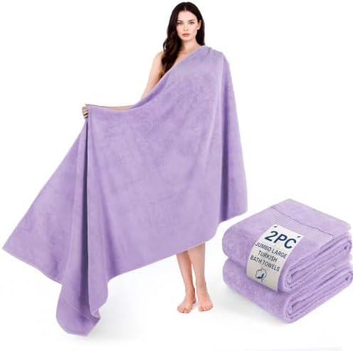 Cotton Paradise 100% Cotton Turkish Towel Set, Soft Absorbent Quick Dry by UNITEDHOMETEXTILE