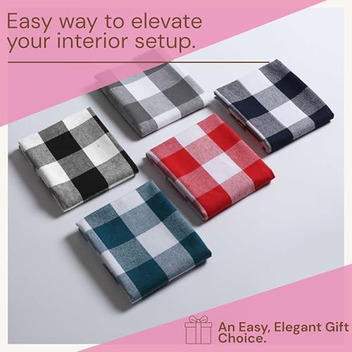 Buffalo Check 12 Pack Kitchen Towels, Plaid Dish Towels, 100% Cotton, Everyday - Image 7
