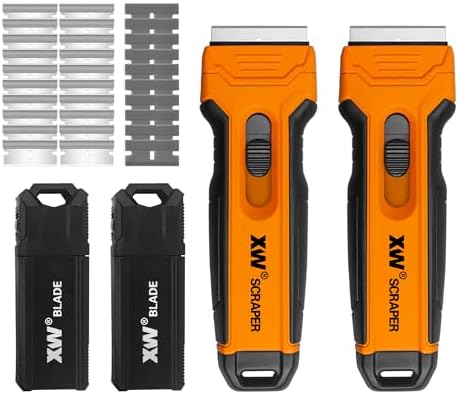 XW 2-Pack Razor Blade Scraper by XW