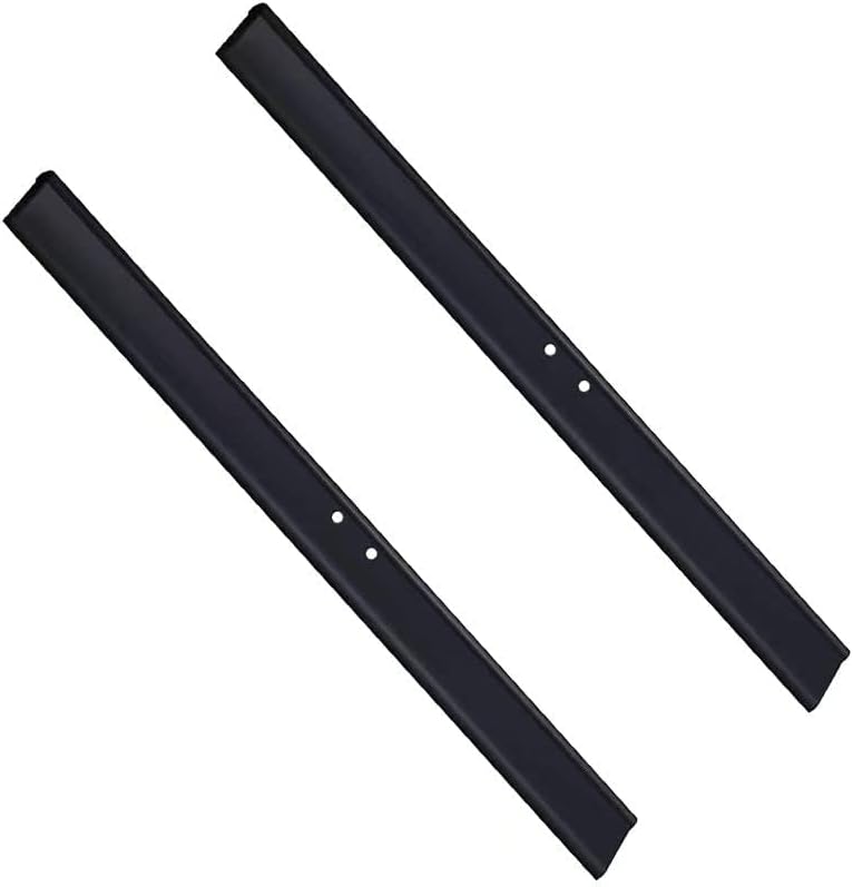 2PCS Replacement Silicon Rubber Squeegee Blade, 10 Inch Black - Image 2
