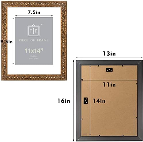 Golden State Art, 11x14 Ornate Finish Photo Frame, - Image 6