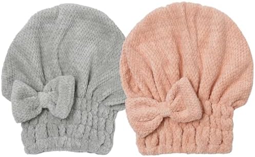 M-bestl Microfiber Hair Towel Wrap to Dry Short Hair Quickly - Image 2