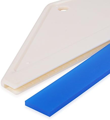 FOSHIO 4Pack White Auto Home Kitchen Bathroom Shower Squeegee Hand Squeegee - Image 5