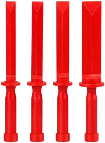 4 Pcs Plastic Chisel Scraper, Auto Paint Scraper Remover Tool Kit by Gyinere