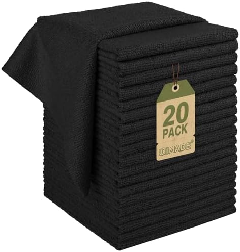 UNIMADE Microfiber Cleaning Cloth, 20 Pack Reusable Microfiber Towels by Unimade