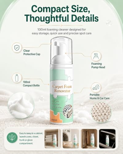 Waterless Carpet Foam 100ml Stain Remover - Image 4