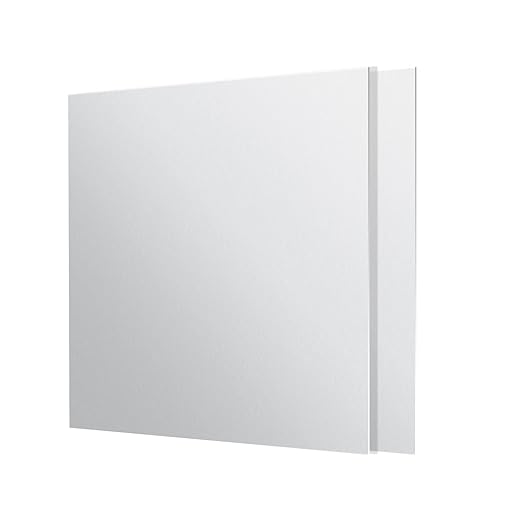 2 Pieces 6061 T651 Aluminum Sheet Metal 6 x 6 x 0.04(18Gauge) Inch Thickness Rectangle Metal Plate, 1mm Aluminum Sheet, Plate for Crafting, Industry