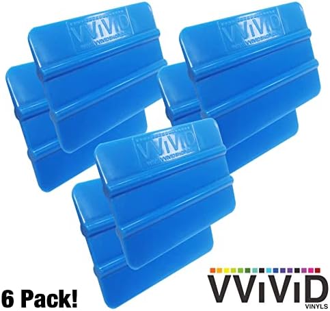 VViViD Blue Handheld Vinyl Wrap Applicator Squeegee - Image 2