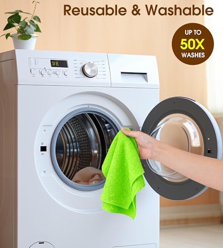 KitchLife Microfiber Cleaning Cloth Roll, 100 Pack - Image 7