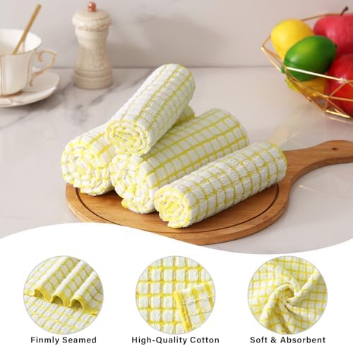 Kitinjoy Cotton 10 Pack Terry Kitchen Towels - Image 3