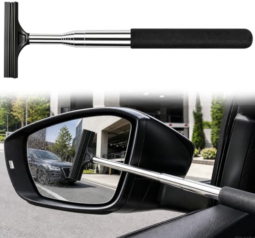 2 Pack Car Side Mirror Squeegee, Silicone Blade Rearview Mirror Cleaner by Unknown