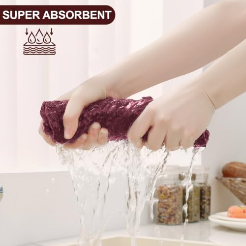 Homaxy 100% Cotton Terry Dish Cloths - Image 4