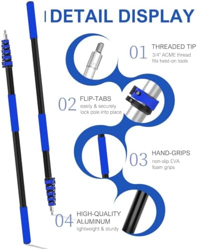 30Ft Reach Solar Panel Cleaning Brush Kit - Image 3