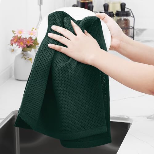 Homaxy 100% Cotton Waffle Weave Kitchen Towels - Image 4