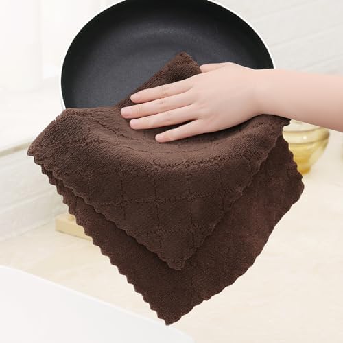Homaxy 12 Pack Super Soft Absorbent Dish Towels - Image 4