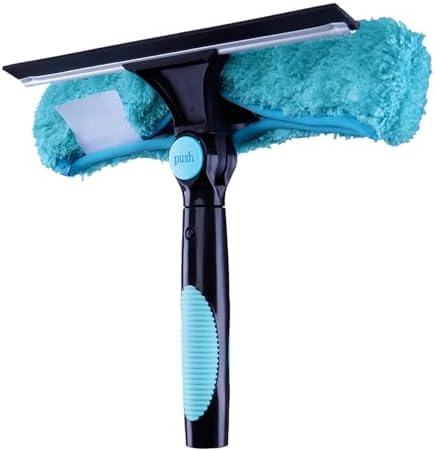 7pcs 11" Window Squeegee & Microfiber Scrubber 2-in-1 Cleaning Tool - Image 7