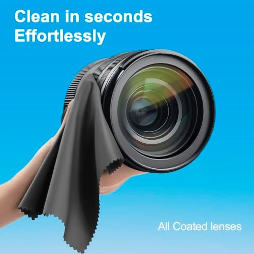 60 Pack Microfiber Glasses Cleaning Cloth Streak & Scratch-Free Lens Cleaning - Image 4