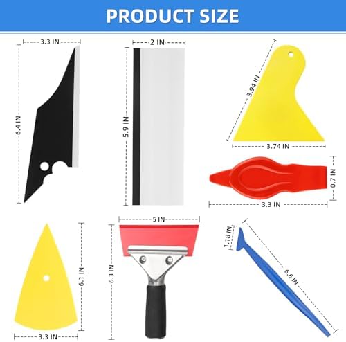 33PCS Window Tint Kit, Felt Squeegee - Image 6