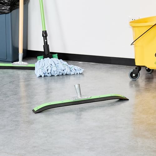 Restaurantware Green Steel Heavy Duty Floor Squeegee - Image 3