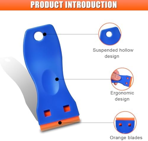 3PCS Razor Blade Scraper, Car Window Cleaning Scraper - Image 5