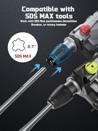 AZUNO SDS Max Chisel, 6x15" Wide Floor Scraper Bit - Image 4
