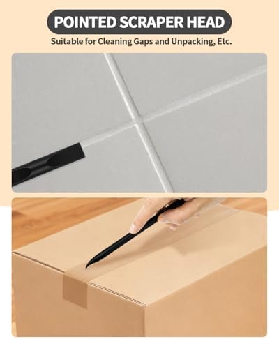 12 PCS Carbon Fiber Plastic Scrapers Tool, Non-Scratch Scraper Tool - Image 5
