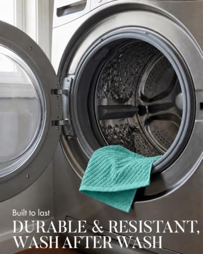 Bumble Kitchen Towels, 100% Cotton, Dish Towels Aqua - Image 6