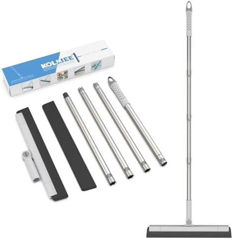 KOLLIEE Floor Squeegee 59" Adjustable Long Handle Professional by KOLLIEE