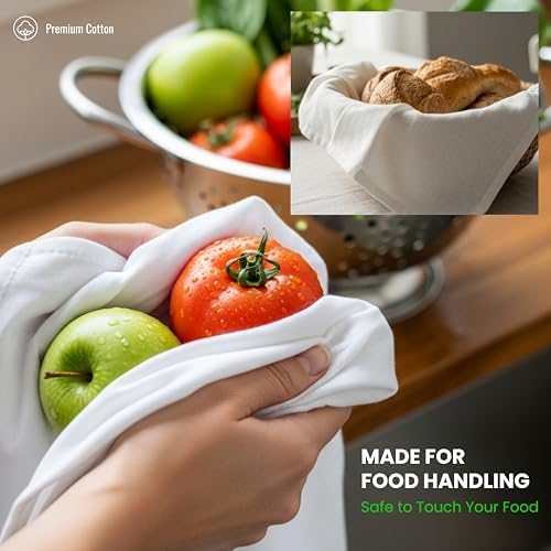 Flour Sack Kitchen Towels |Cotton Blank Towel | Tea Towel Crafting Embroidery - Image 5