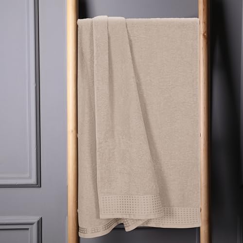 GLAMBURG 100% Cotton Oversized 2 Pack Bath Sheets 35x70, Ultra Soft Highly - Image 3