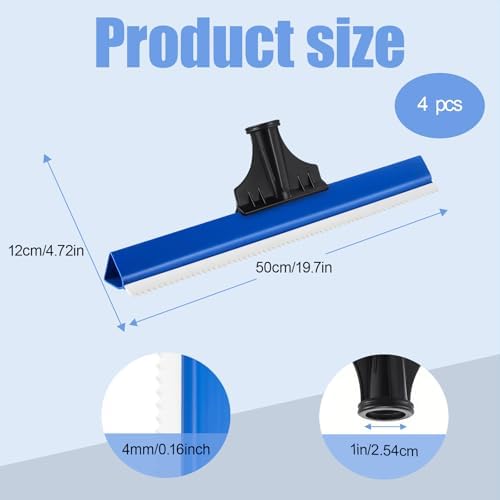 4 Pack Epoxy Floor Squeegees Notched Squeegee - Image 2