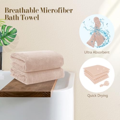 Orighty Bath Towels, Soft Feel Bath Towel, 4 Pack - Image 5