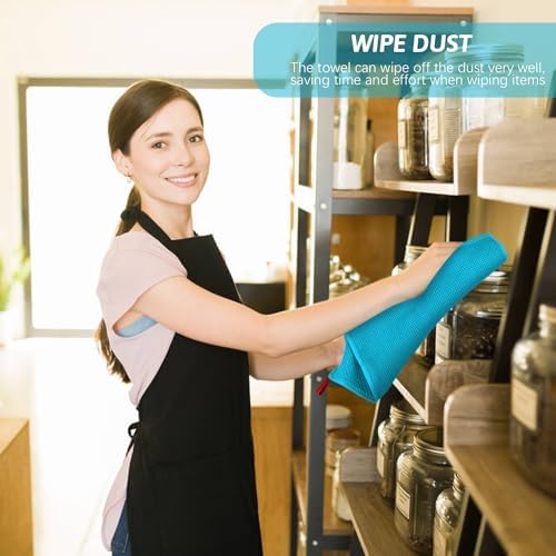Nialnant 6 Pack Kitchen Towels, Large 100% Cotton Hand Towels, Absorbent Dish - Image 6