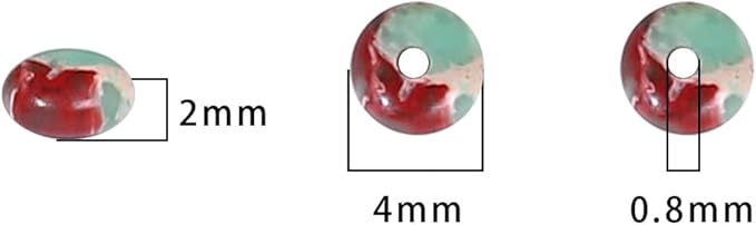 Natural Green Shoushan Disk Stone Beads 4x2mm 160pcs Rondelle Loose Semi Gemstone Beads for Jewelry Making Design