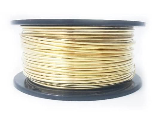 16 Gauge, Jeweler's Brass Wire, Red Brass, Round, Dead Soft, CDA #260-1LB(134FT) by CRAFT WIRE