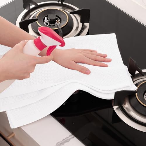 Homaxy 100% Cotton Oversized Waffle Weave Kitchen Towels - Image 5
