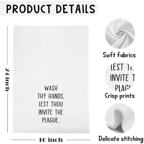 Funny Bathroom Hand Towels, Sarcastic Gifts - Image 5