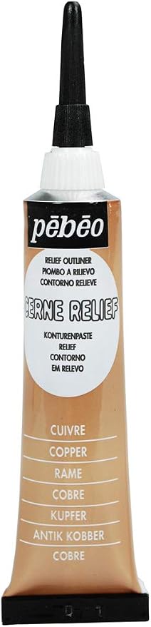 Pebeo Vitrau Outliner 482000 Copper 0.7 fl oz by Unknown