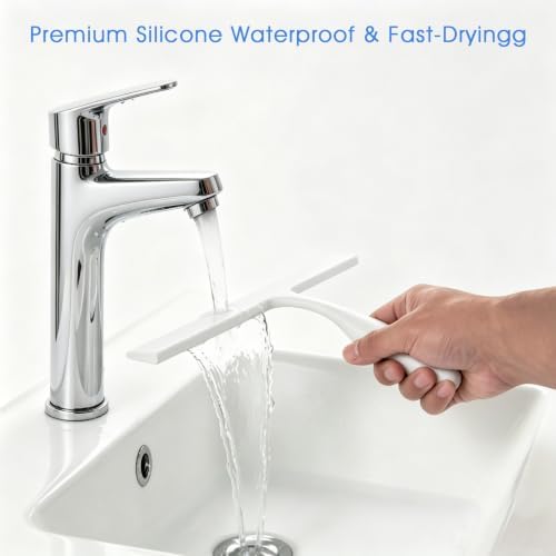 Shower Squeegee for Glass Doors, 11-Inch Silicone Squeegee - Image 5