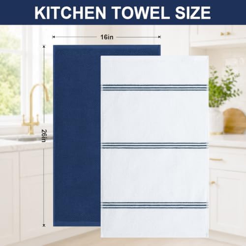 Homaxy Dual Design Cotton Kitchen Towels - Image 3