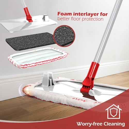 Masthome Extra Large Microfiber Flat Mop, Dust Mop - Image 4