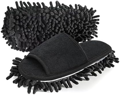 Women's Microfiber Floor Cleaning Mop Slippers by Friendly+House