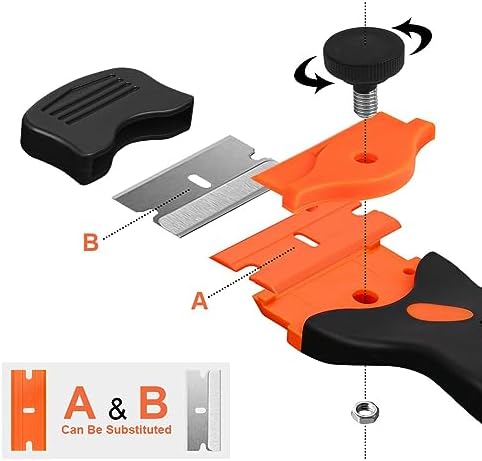Ainiv 2 Pack Razor Blade Scraper, - Image 2