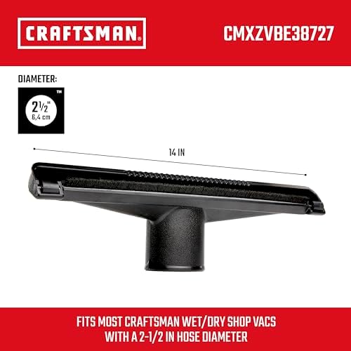 CRAFTSMAN CMXZVBE38727 2-1/2 in. Dry Nozzle Wet Dry Shop Vacuum Attachment - Image 3