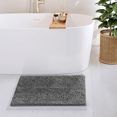 Hearth & Harbor Bathroom Rugs, Chenille Bath Mat by HearthHarbor