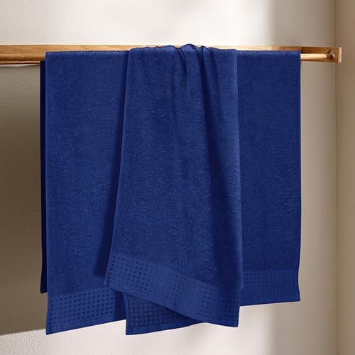 GLAMBURG Ultra Soft 4 Pack Oversized Bath Towel Set 27x54 inches, 100% Cotton - Image 3