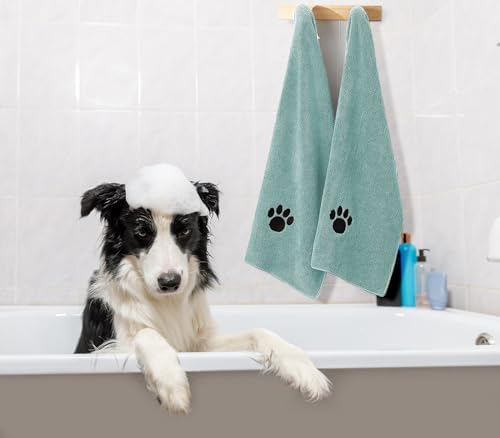 Puomue Microfiber Dog Towels for Drying Dogs, Super Absorbent and Soft Pet - Image 5