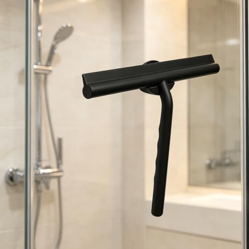 Shower Squeegee for Glass Doors, Full Silicone Jacketed Squeegee - Image 2