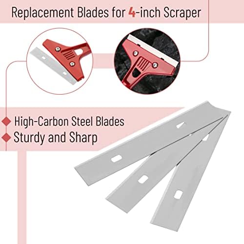 Bates- Replacement Scraper Blades, 4 Inch, Scraper Blades, Floor Scrapper Blade - Image 4