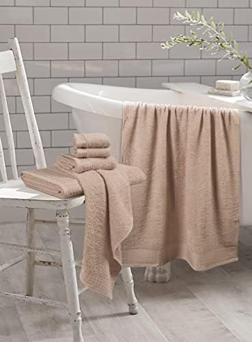 GLAMBURG 100% Cotton Ultra Soft 6 Pack Towel Set, Contains 2 Bath Towels 28x55 - Image 3